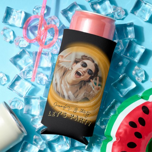 Glam Girly Fotoscript 20 30 40 jarig feest Seltzer Blikjeskoeler (Insitu Zomer)