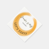 Glam Girly Fotoscript 20 30 40 jarig feest Servet (Hoek)