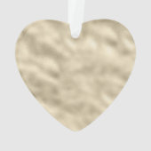 Glam Girly Gold Glitter Sparkle Confetti Naam Ornament (achterkant)