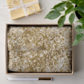 Glam Girly Gold Glitter Sparkle Confetti Tissuepapier (Geschenk)