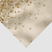 Glam Girly Gold Glitzy Glitter Sparkle Confetti Tissuepapier (Detail)
