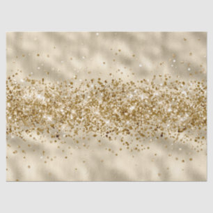 Glam Girly Gold Glitzy Glitter Sparkle Confetti Tissuepapier