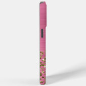 Glam Girly Pink Gold Luipaard Case-Mate iPhone Case (Achterkant / Rechts)