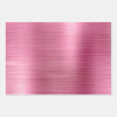 Glam Girly Pink Gold Luipaard Inpakpapier Vel (Voorkant 2)