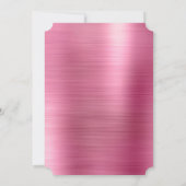 Glam Girly Pink Gold Luipaard Kaart (Achterkant)