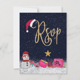 Glam Girly presenteert de paarse kerstboom RSVP Kaartje