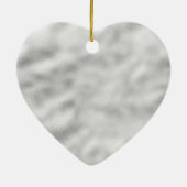 Glam Girly Silver Glitter Glitzy Sparkle Confetti Keramisch Ornament (Achterkant)