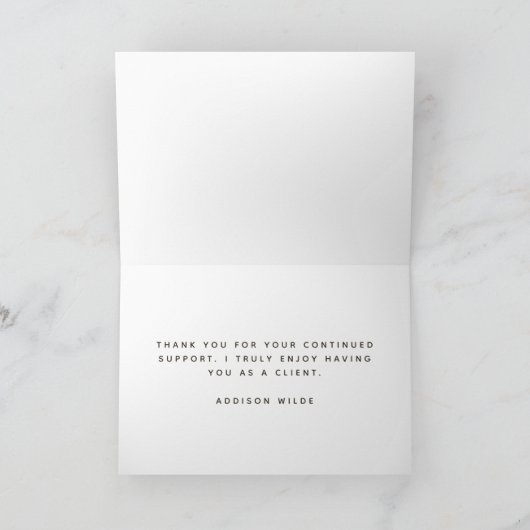 Glam Glitter Client van het Manuscript van de hand Kaart (Binnen)