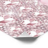 Glam Glitter Girly Pink Perfect Poster (Hoek)