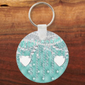 Glam Glitter Girly Sleutelhanger (Achterkant)