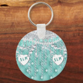 Glam Glitter Girly Sleutelhanger (Voorkant)