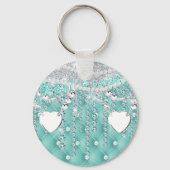 Glam Glitter Girly Sleutelhanger (Achterkant)