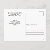 Glam Glitter Gold Pink XOXO Valentijnsdag Feestdagenkaart (Achterkant)