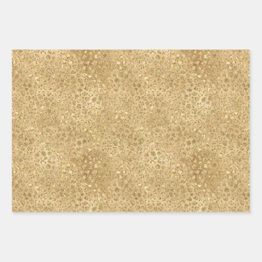 Glam Glitter Leopard Inpakpapier Vel (Voorkant 2)