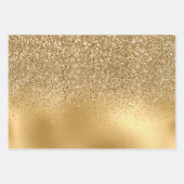 Glam Glitter Leopard Inpakpapier Vel (Voorkant)