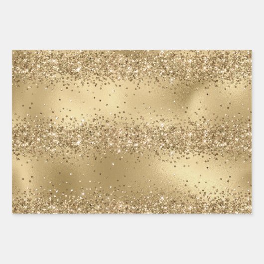 Glam Glitter Sparkle Inpakpapier Vel (Voorkant)