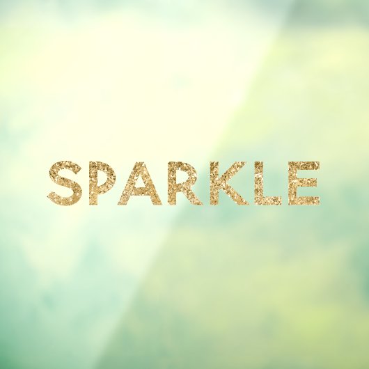 Glam Glitter Sparkle Raamsticker (Vel 3)