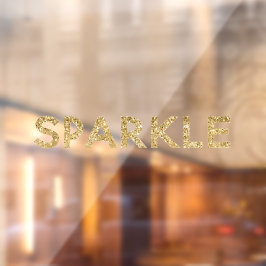 Glam Glitter Sparkle Raamsticker