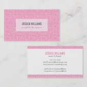 Glam Glitter Visitekaartjes (Voorkant / Achterkant)