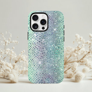 Glam Glitterende Diamant Slangenhuid Patroon Case-Mate iPhone Case