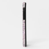 Glam Glitterende Roze Diamanten Tijgerstrepen Case-Mate iPhone Case (Achterkant/links)