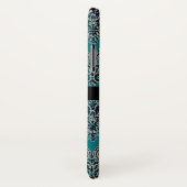 Glam Glittery Damask Print iPhone Xx Hoesje (Achterkant / rechts)