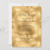 Glam Glitz Baby shower Kaart (Voorkant)