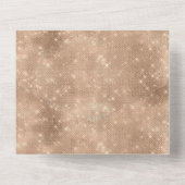 Glam Glitz Champagne Leopard All In One Uitnodiging (Achterkant)