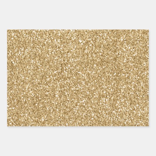 Glam Glitz Sparkle Glitter Inpakpapier Vel (Voorkant 2)