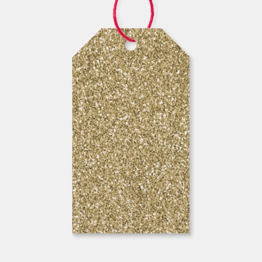 Glam Glitzy Glitter Sparkle Cadeaulabel (Achterkant)
