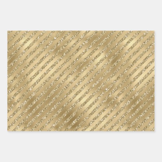 Glam Glitzy Glitter Sparkle Inpakpapier Vel (Voorkant 3)