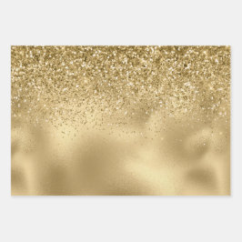 Glam Glitzy Glitter Sparkle   Inpakpapier Vel