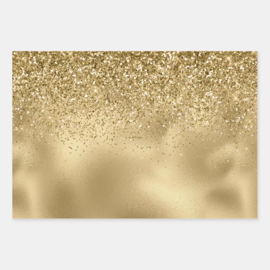 Glam Glitzy Glitter Sparkle Inpakpapier Vel (Voorkant)