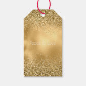 Glam Glitzy Sparkle Glitter Cadeaulabel (Voorkant)