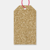 Glam Glitzy Sparkle Glitter Cadeaulabel (Achterkant)