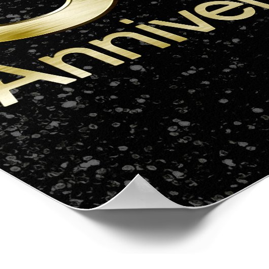 Glam Gold 50e Jubileum Poster (Hoek)