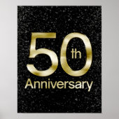 Glam Gold 50e Jubileum Poster (Voorkant)