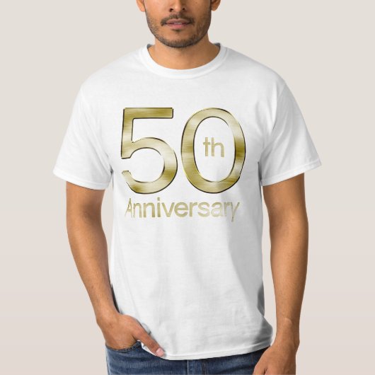 Glam Gold 50e Jubileum T-shirt (Voorkant)