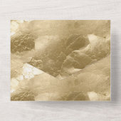  Glam Gold All In One Uitnodiging (Achterkant)