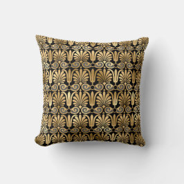 Glam Gold Art Deco Floral Kussen