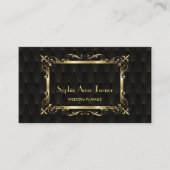Glam Gold Art Deco - Geweldige gamepatby Visitekaartje (Voorkant)