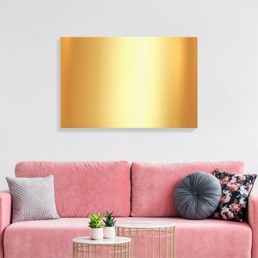 Glam Gold Background For Your Photo Luxurious Canvas Afdruk (Insitu (Woonkamer))