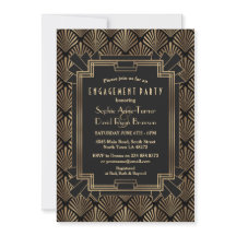 Glam Gold Black - Grote Gatsby Engagement Party