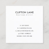 GLAM GOLD BLUSH BOURGOGNE WATERVERF ROOS BLOEMEN VIERKANTE VISITEKAARTJE (Achterkant)