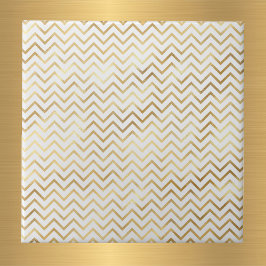 Glam Gold Chevron Patroon Tegeltje