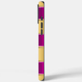 Glam Gold Chic Pink Ribbon Case-Mate iPhone Case (Achterkant / Links)