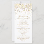  Glam Gold Confetti Bachelorette Overleving (Voorkant)