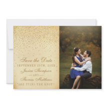  Glam Gold Confetti trouwfoto