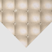 Glam Gold Cream Champagne Diamond Glitz Wedding Tissuepapier (Detail)