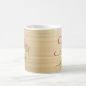 Glam Gold Custom Monogram Name Koffiemok (Center)